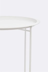 Oceľový okrúhly záhradný stolík ø 46 cm Austin – Bizzotto