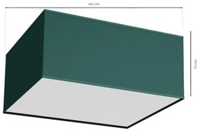 Stropné svietidlo VERDE 2xE27/60W/230V 40x40 cm zelená