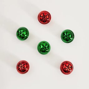 Závesná vianočná dekorácia RIJA AMERI červená / zelená 753794 (6 ks)