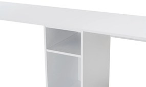 Kancelářská sestava pro 2 osoby TWIN bílá/zlatá