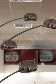 Retro stojaca lampa Palp chróm