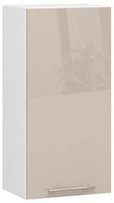 Závesná kuchynská skrinka Olivie W 40 cm biela/cappuccino