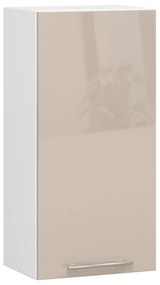 Závěsná kuchyňská skříňka Olivie W 40 cm bílá/cappuccino