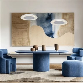 LED závesný luster na lanku PIATTINO LED/30W/230V 2700/3200/4000K priemer 40 cm biela