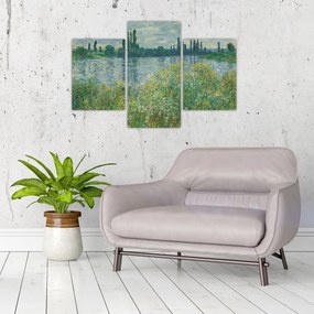Obraz - Claude Monet, Banks of the Seine, reprodukcia (90x60 cm)