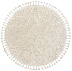 Dywany Łuszczów AKCIA: 160x160 (průměr) kruh cm Kusový koberec Berber 9000 cream kruh - 160x160 (priemer) kruh cm