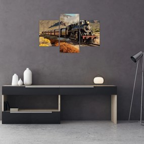 Obraz - Parná lokomotíva (90x60 cm)