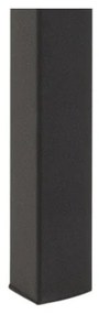 Jedálenský stôl Seaford 160x80x74 cm dub divoký/černá
