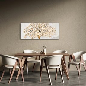 Obraz kvetinového stromu (120x50 cm)