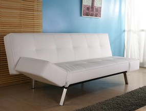 Pohovka Berlin, biela ekokoža