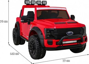 Ramiz Ford Super Duty Červený pickup