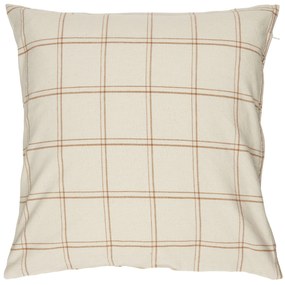 Ib Laursen Poťah na vankúš Theodor Brown Checkered 50 × 50 cm