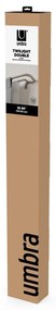 Oceľová roztiahnuteľná dvojitá garniža 76 - 213 cm Twilight – Umbra