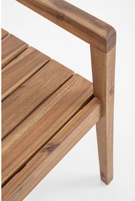 Drevená záhradná stolička v prírodnej farbe Rodano – Bizzotto