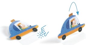 Kreatívna súprava so zdvíhacími samolepkami – 3D scény – vozidlá a lode