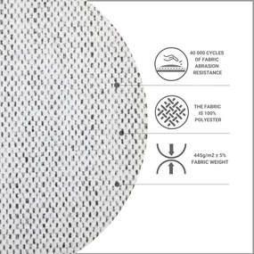 Svetlosivá boxspring posteľ 140x200 cm Dove – Maison de Rêve