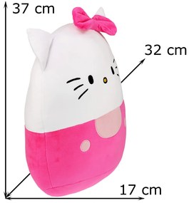 TipTrade Squish vankúšik 37x32x17 cm - Hello Kitty