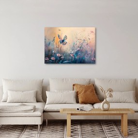 Obraz - Lúka s motýľom II. (70x50 cm)