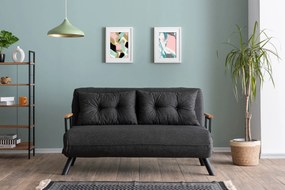 Pohovka futon Samara (Tmavá sivá). Vlastná spoľahlivá doprava až k Vám domov. 1073580