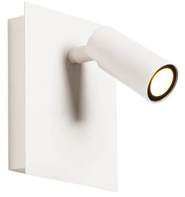 Moderné vonkajšie nástenné svietidlo biele vrátane LED IP54 - Simon