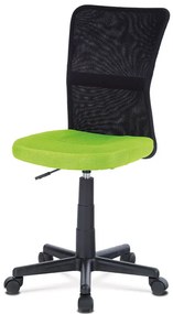 Detská stolička na kolieskach TINK – čierna/zelená