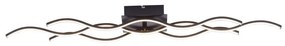 Leuchten Direkt 15166-18 - LED Prisadený luster WAWE LED/28W/230V čierna 15166-18