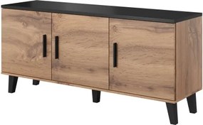 TV stolík Lotta I 150 cm dub wotan/čierny