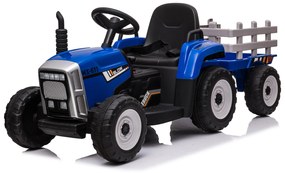 Elektrické autíčko Traktor s prívesom NV-X611 modré