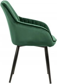 Dizajnové kreslo Turin smaragdovo zelená