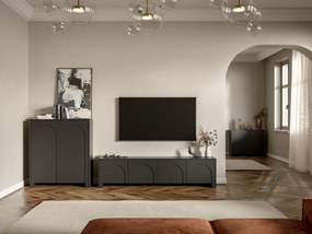 Komoda Arco 100 cm čierna II