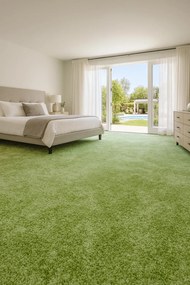 ITC, AKCIA: 100x900 cm Koberec metráž Serenade 611, šíře, zelená, filc, detská izba