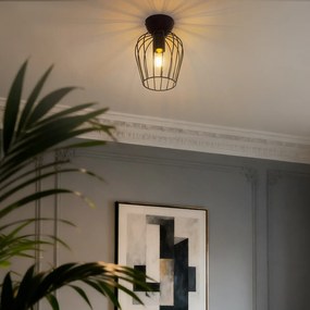 Moderné stropné svietidlo čierne drôtené - Palica