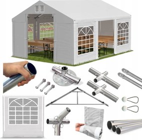 Výstavný Stan 4x6m Záhradný Svadobný Altánok Das 560 W