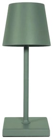 LED Stmievateľná nabíjacia dotyková stolná lampa LED/3,5W/5V 5200mAh zelená