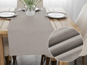 Biante Behúň na stôl/imitácia brúsenej kože Alcantara ALC-011 Sivý 20x140 cm