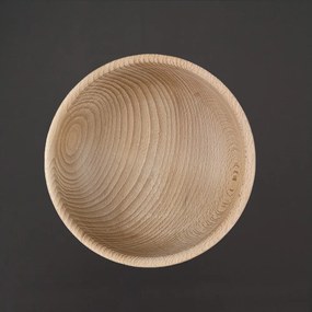 AMADEA Drevená miska guľatá, masívne drevo, 18 cm