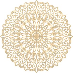 Drevená mandala na stenu – Elegantná Dekorácia pre Váš Domov | PROKA: Preglejka Topoľ - Honey 3071 20 cm 3857-79816 PR0251-HONEY-20