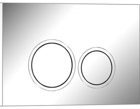 Mexen Tex 01, splachovacie tlačidlo, lesklý chróm, 6101-03