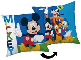 JERRY FABRICS -  JERRY FABRICS Mikroplyšový vankúšik Mickey and Friends Polyester, 35/35 cm