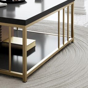 Konferenčný stolík Zenn Anthracite and Goldfarbe