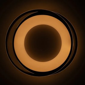 Brilagi - LED stmievateľné stropné svietidlo FLARE LED/84W/230V 47x51 cm čierna + DO
