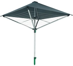 Vonkajší sušiak na bielizeň v striebornej farbe 40 m LinoProtect 400 – LEIFHEIT