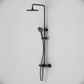 Sprchový systém AM.PM Like F07LA522 s termostatickou vaňovou a sprchovou batériou, čierny