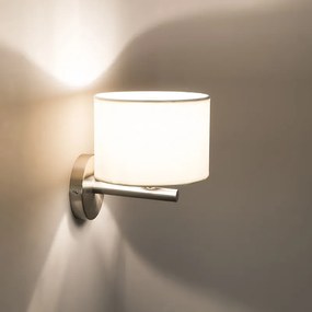 Moderná nástenná lampa biela okrúhla - VT 1
