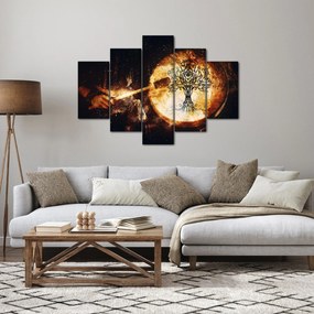Obraz - Tajomný strom života (150x105 cm)