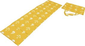 Plážové ležadlo KOTVA 180x50 cm, žlté