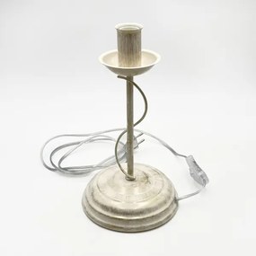 Stolná lampa ANTON 1xE14/60W/230V biela patina