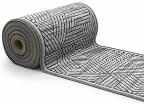 Behúň Geometric 100 cm 2516 sivý/biely