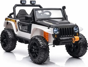 LEAN CARS Elektrické autíčko XB-1118 LED diaľkové ovládanie biele