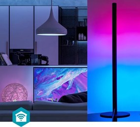 Nedis WIFILD10RGBW-SADA 2xLED RGBIC Stm. stolná lampa LED/36W/230V 2700-6500K+DO